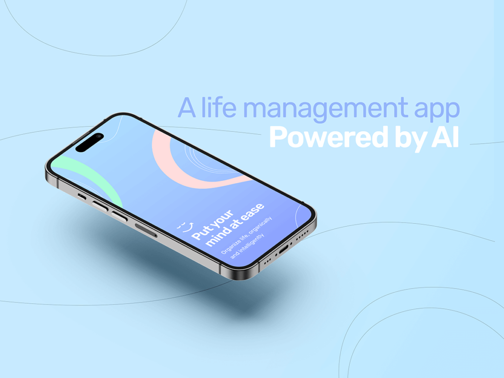An AI powered life management application concept